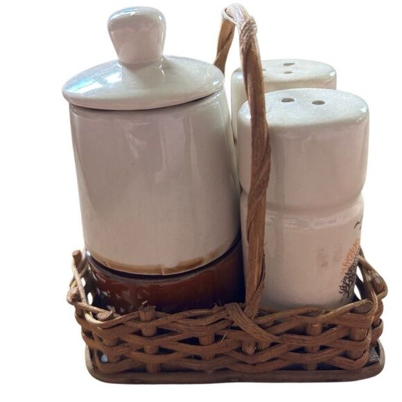 Vintage 6-PC Condiment Set Taiwan - Picture 4 of 9